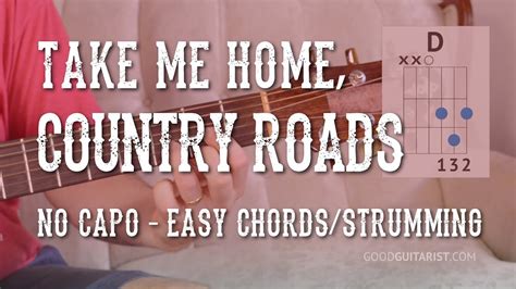 strum pattern for country roads.